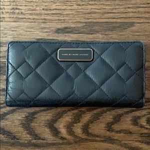 Marc Jacobs Black Quilted Leather Wallet